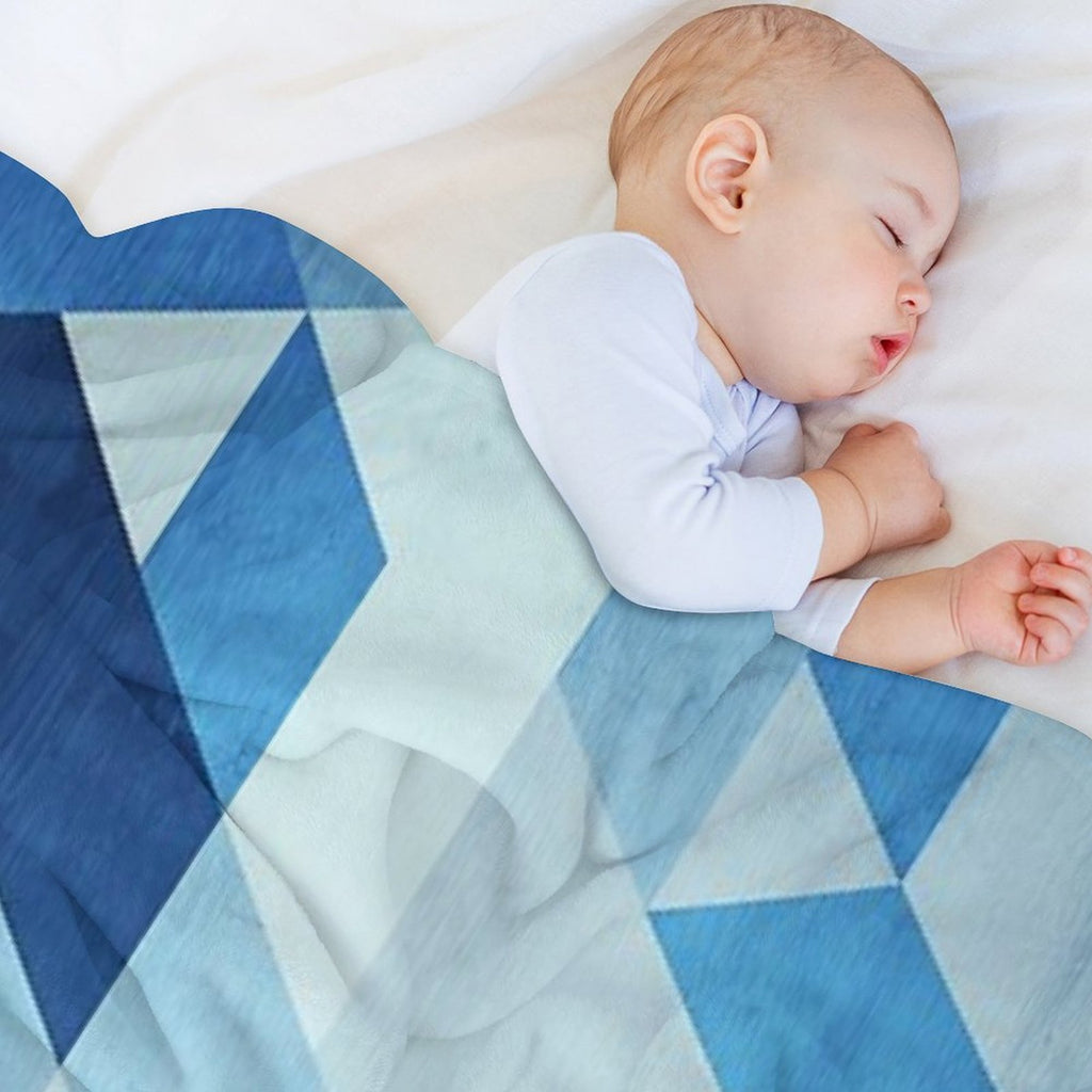 Abstract Geometry Compact Throw Blanket