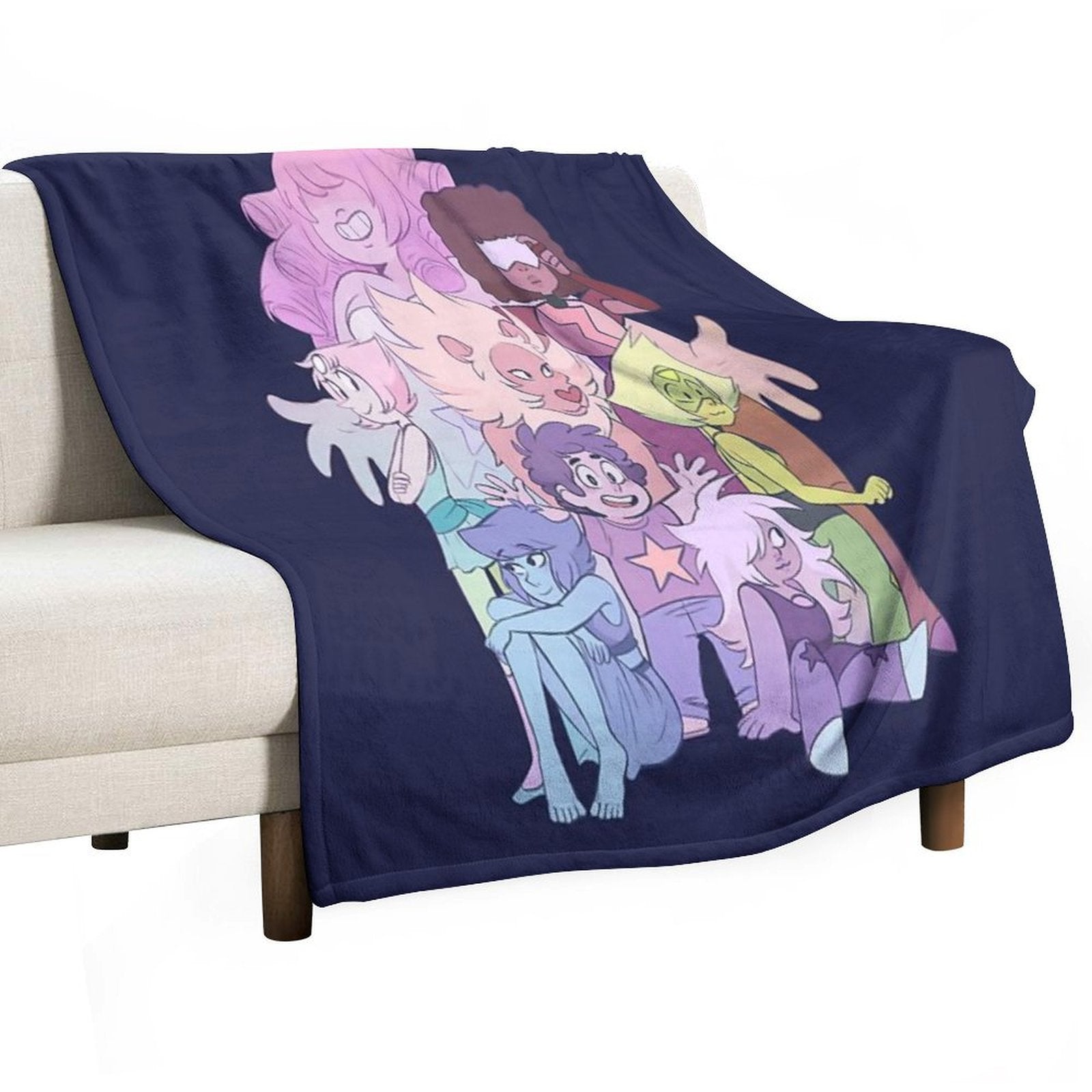 We Are The Crystal Gems Wrinkle-free Throw Blanket
