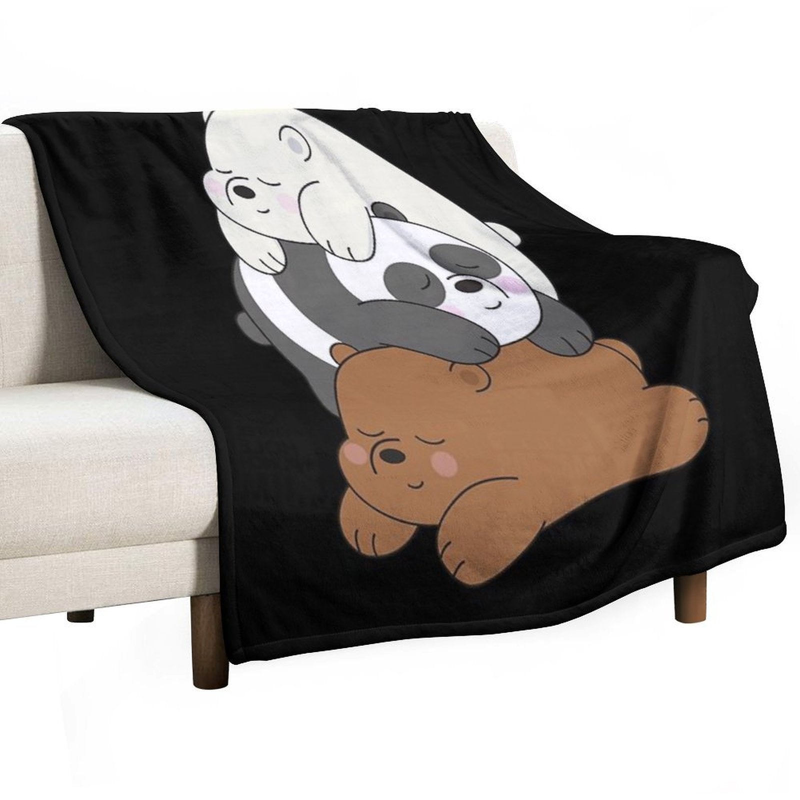 We Bare Bears Multi-functional Throw Blanket