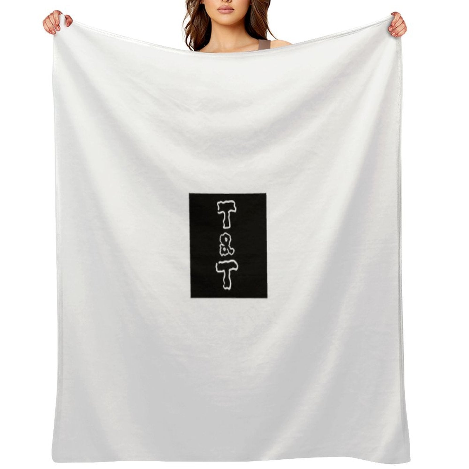 T&T Logo Anti-pilling Throw Blanket
