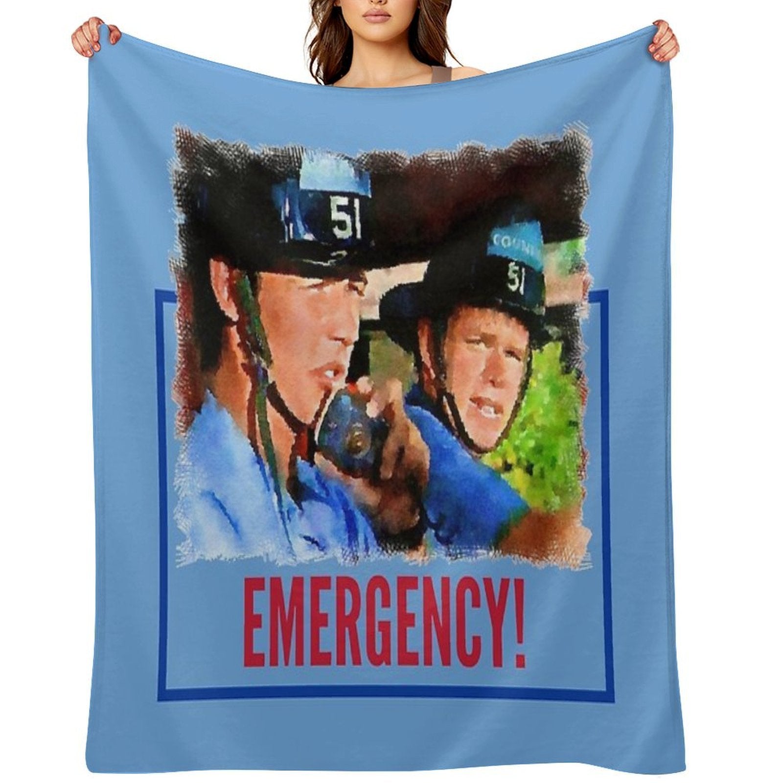 Emergency Paramedics Velvety-soft Throw Blanket