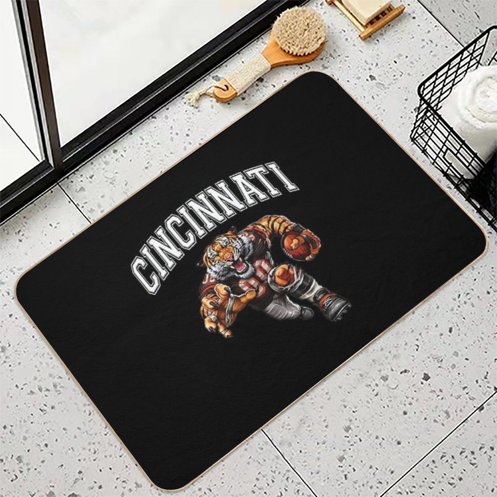 Cincinnati Football  Toxin-Free Bath Mat