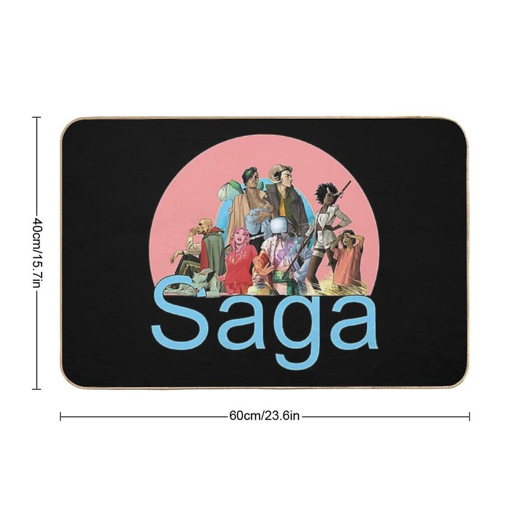 Entire Saga  Easy To Clean Bath Mat