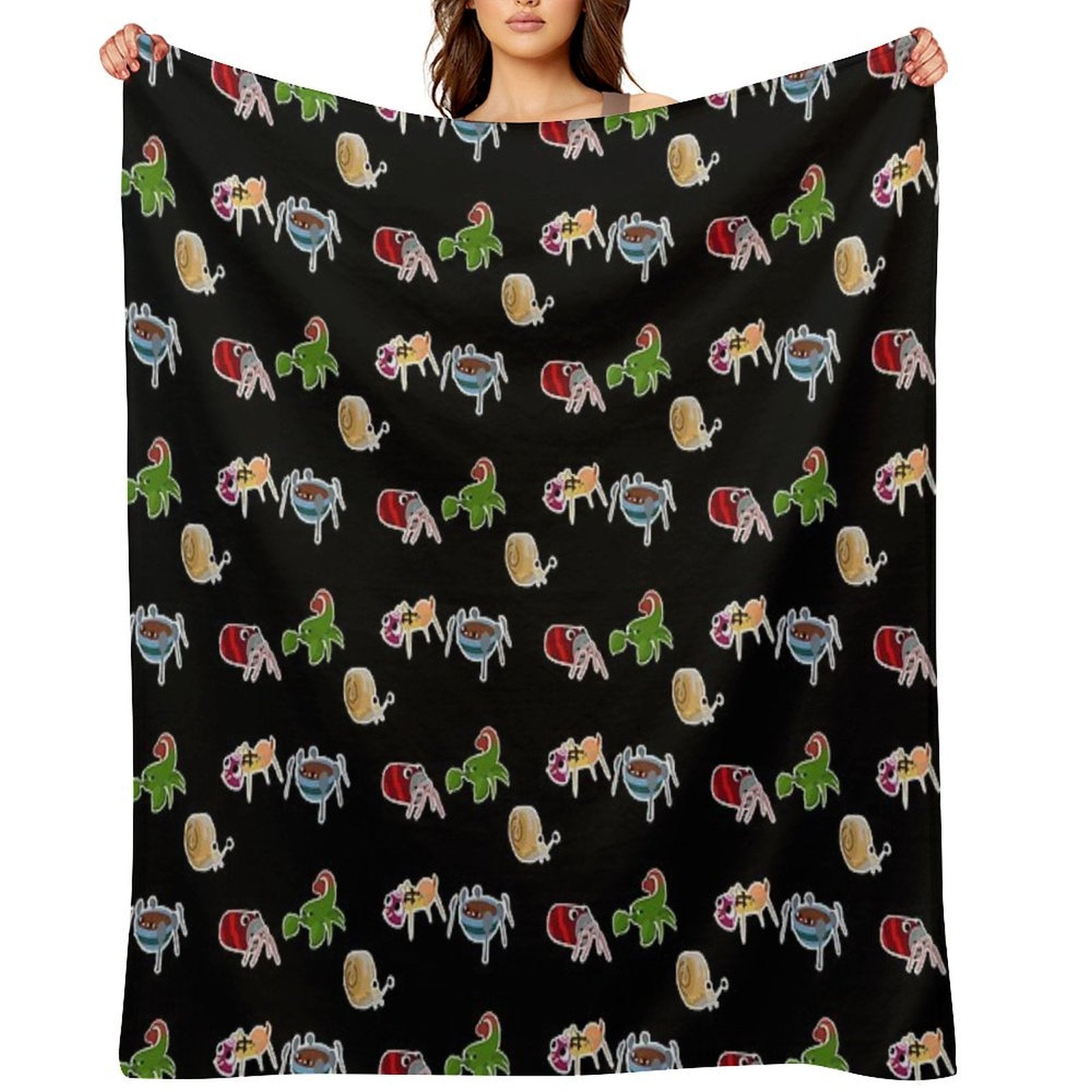Bugsnax Best Of Bugsnax Pack For Fans Durable Throw Blanket