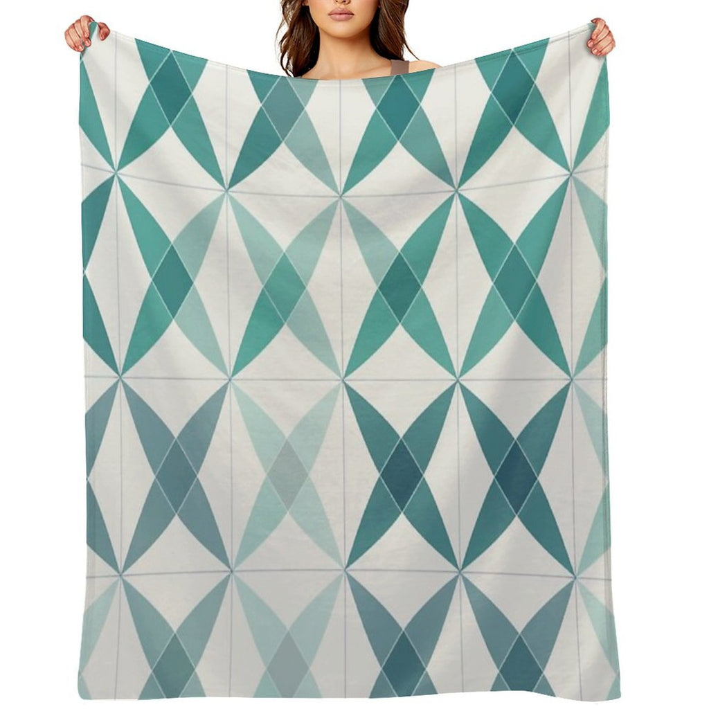 Vector Pattern V3 Quick-dry Throw Blanket