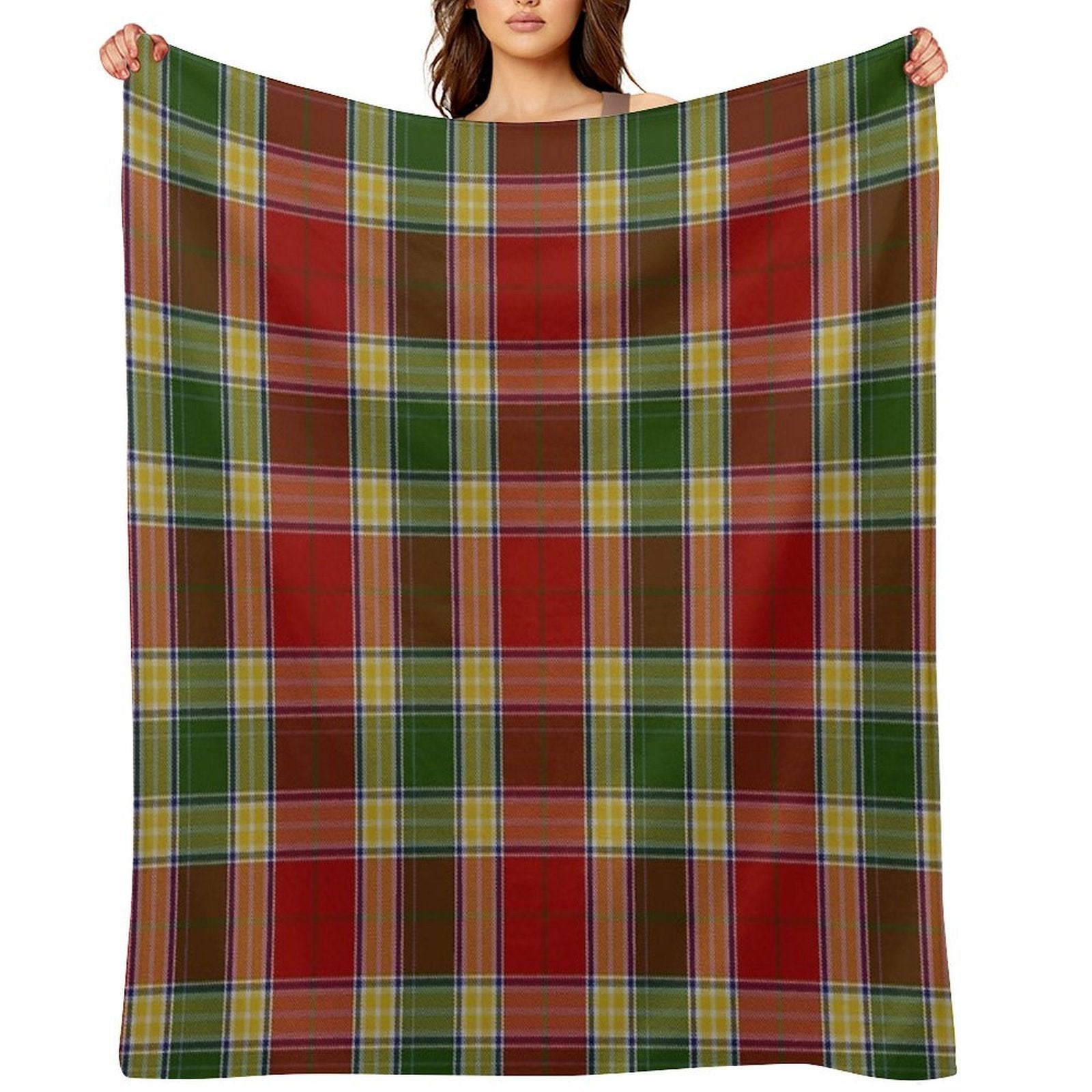 Clan Gibson Tartan Machine-washable Throw Blanket
