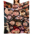 Aubrey Plaza Photo Collage Versatility Throw Blanket