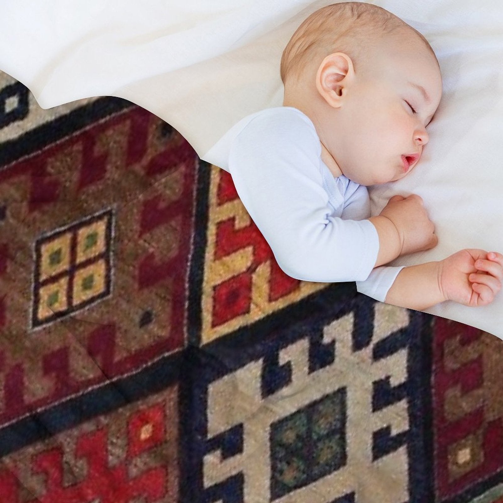 Ethnic Oriental Pattern Multi-functional Throw Blanket