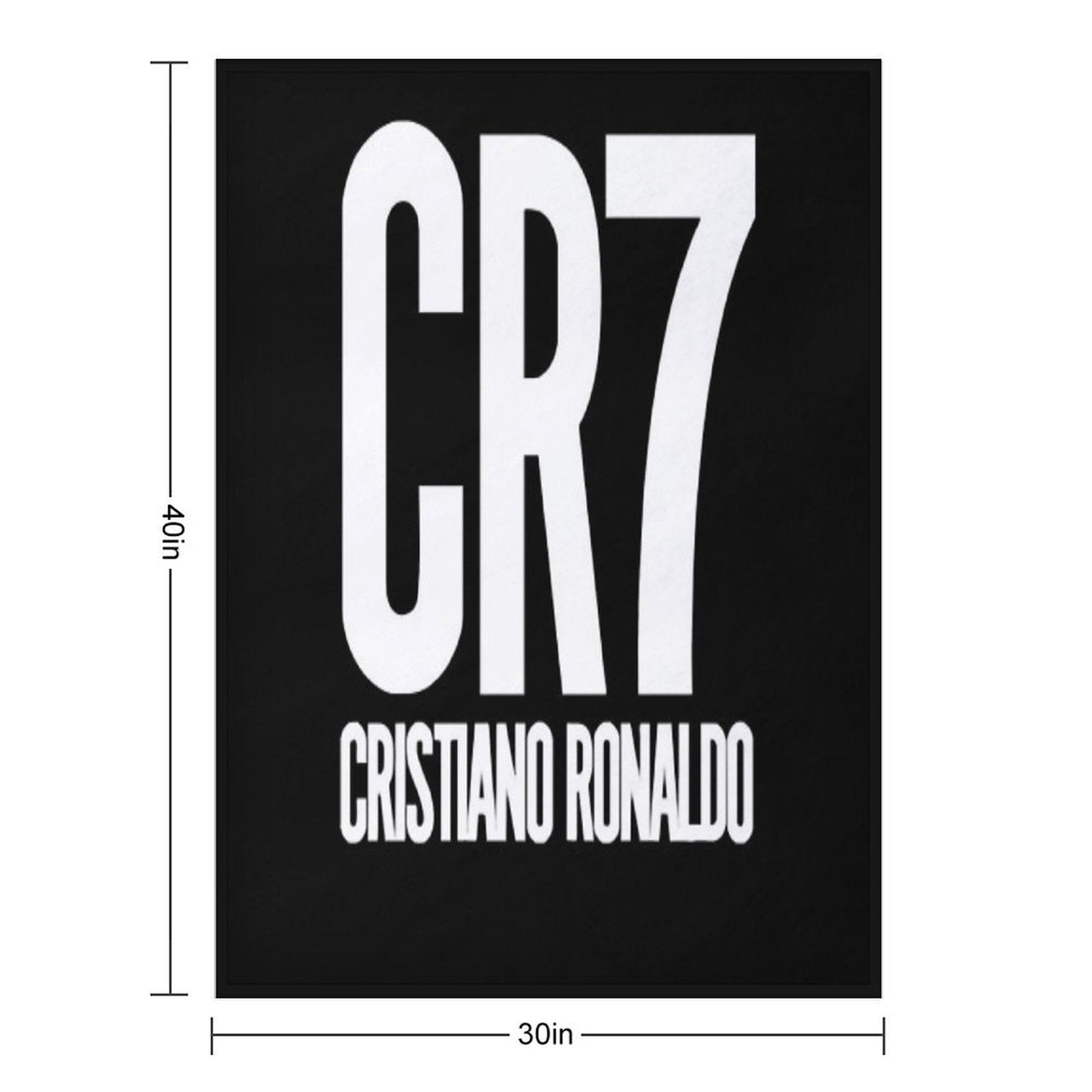 CR7 Cristiano Ronaldo Compact Throw Blanket