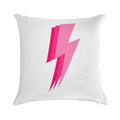 3 Pink Lightning Bolt Soft Home Decor Throw Pillow
