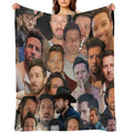 Ian Bohen Photo Collage Easy Care Throw Blanket