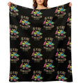 Dino Collection Travel-friendly Throw Blanket