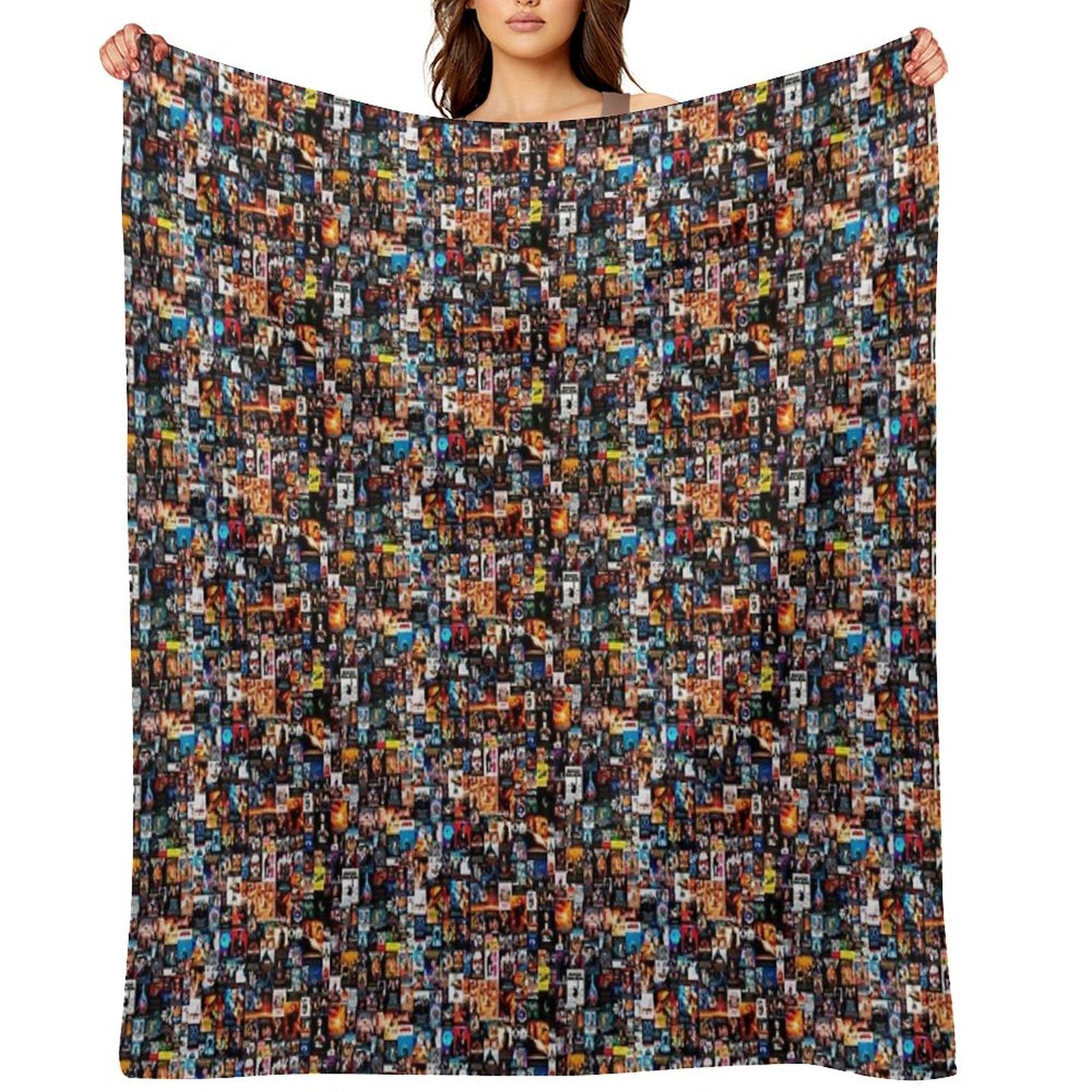 90s Movie Montage Multi-functional Throw Blanket