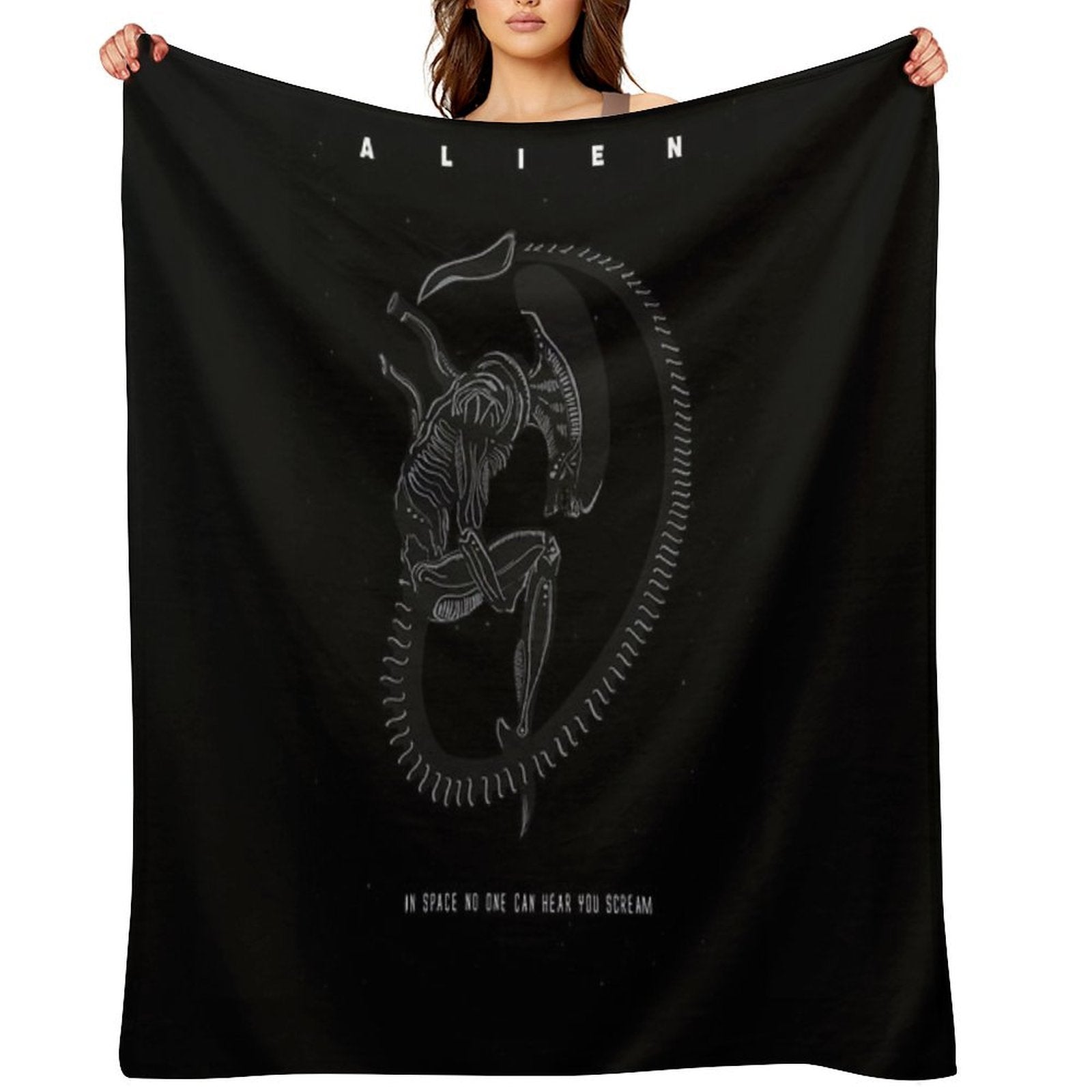 A L I E N Gift-ready Throw Blanket