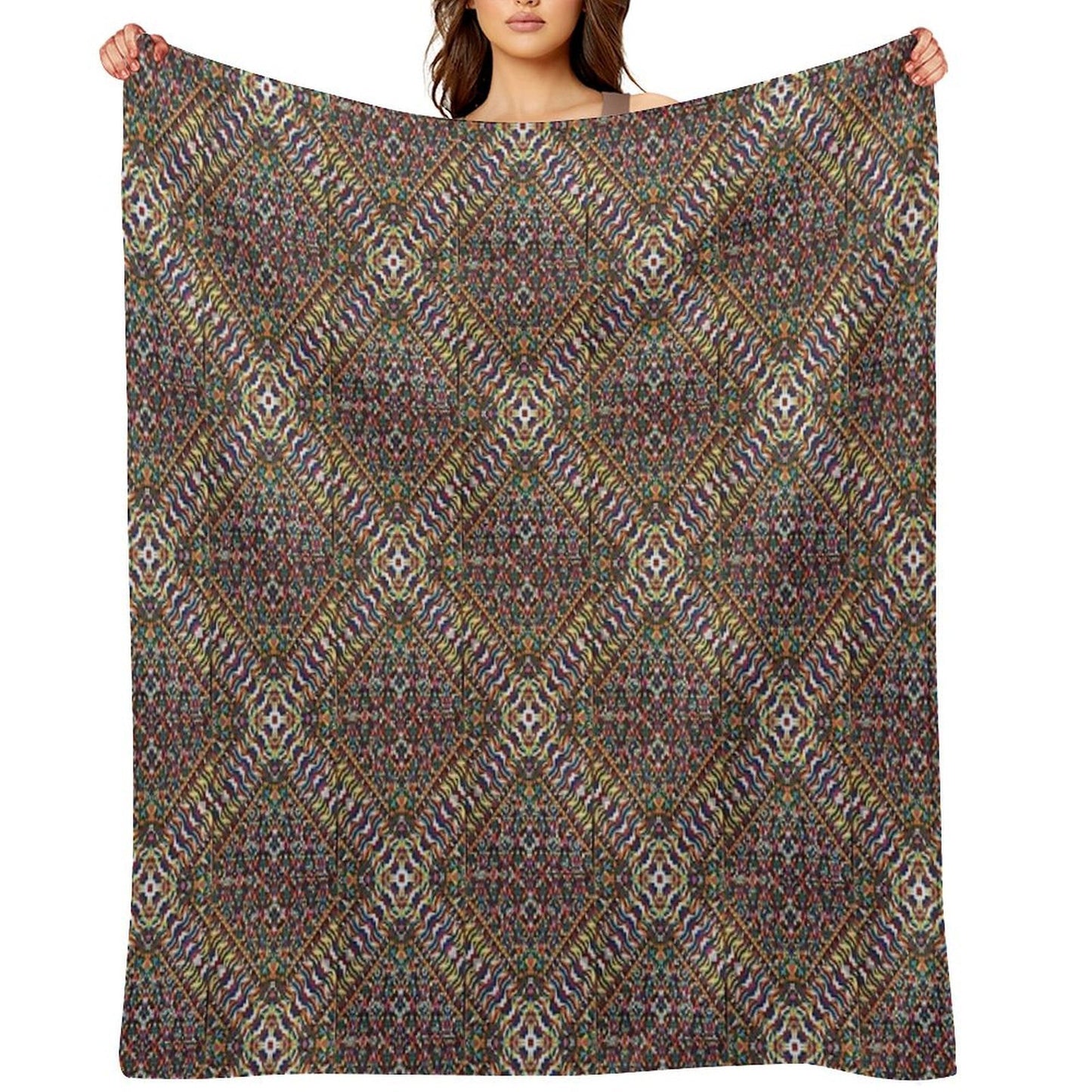 X Shape Cross 2.0 Machine-washable Throw Blanket