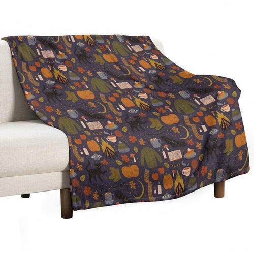 Autumn Nights Comfort Throw Blanket