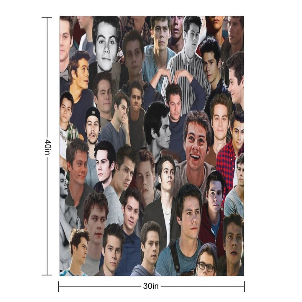 Dylan O'brien Collage Wrinkle-free Throw Blanket