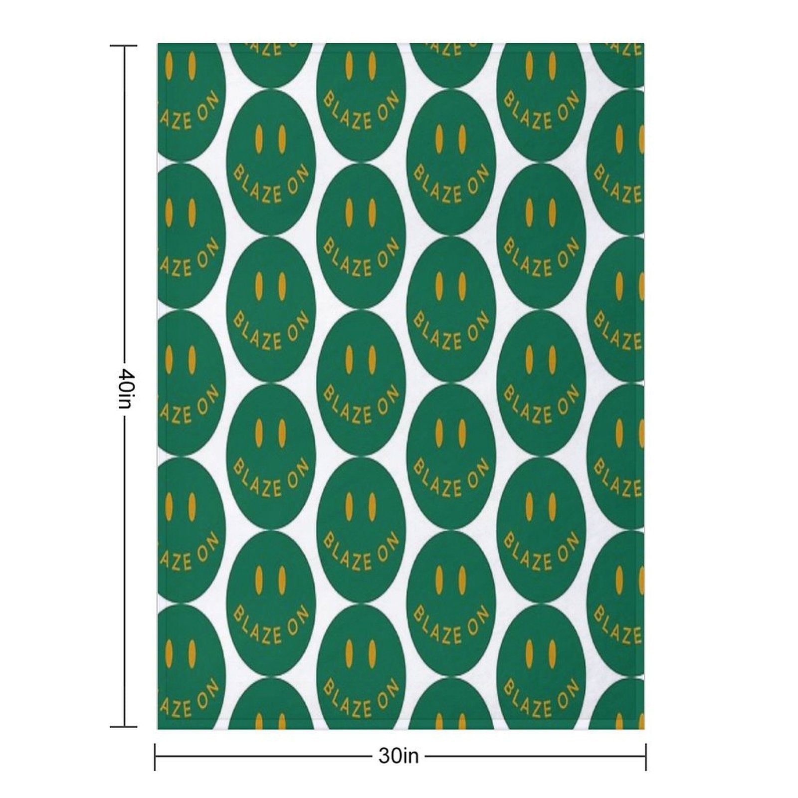 UAB Smiley Travel-friendly Throw Blanket