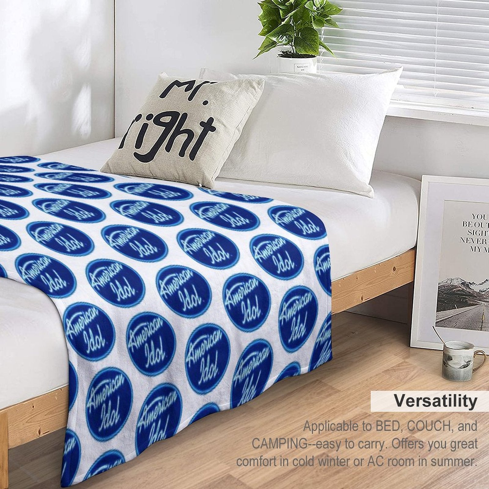 American Idol Sticker Velvety-soft Throw Blanket