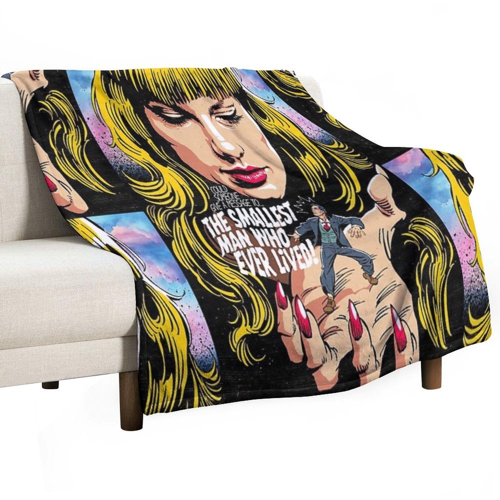 The Smallest Man Eco-conscious Throw Blanket