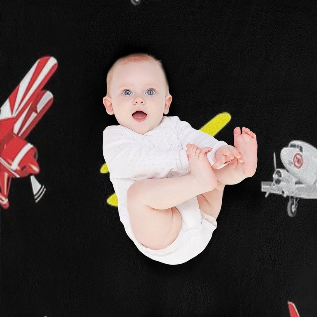 Airplanes Comfort Throw Blanket