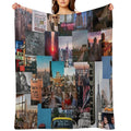Nyc Aesthetic Collage Comfort Throw Blanket