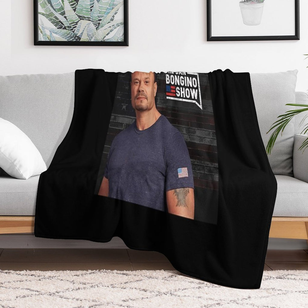 The Dan Bongino Show Easy Care Throw Blanket