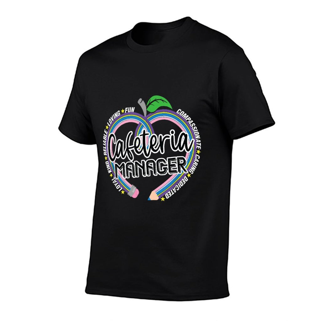 Cafeteria Manager School Lunch Lady Hero Team Food Services  Odor-resistant T-Shirt