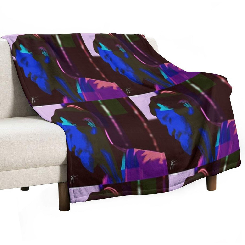 Neon Dude 1 Premium Throw Blanket