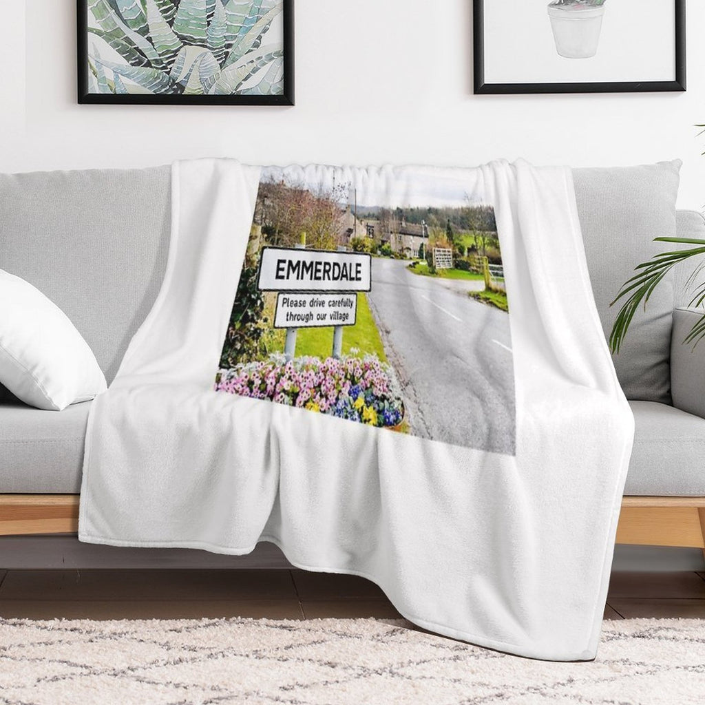 The Village Of Emmerdale Eco-conscious Throw Blanket