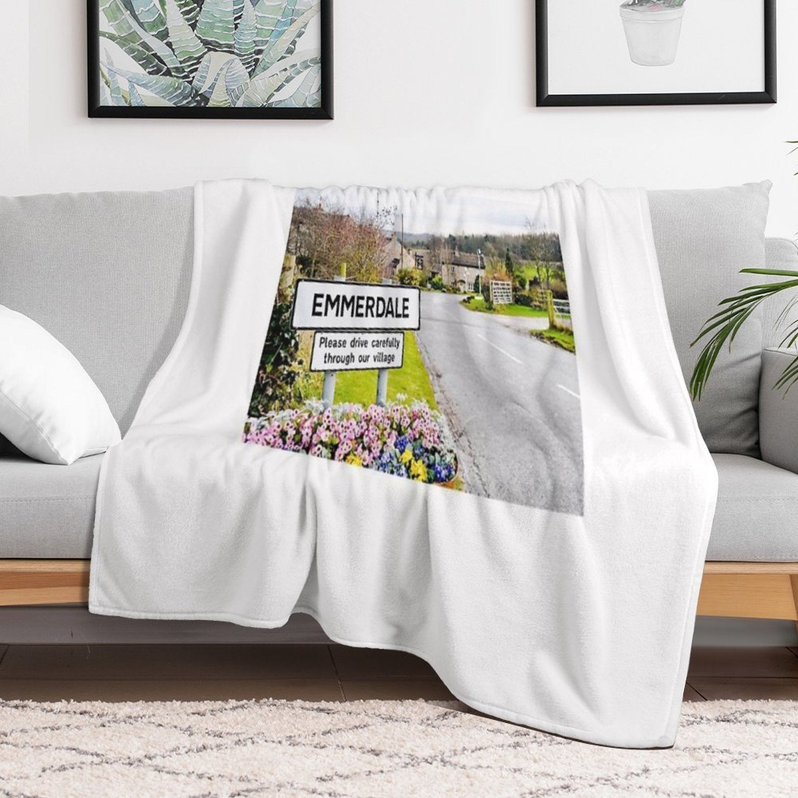 The Village Of Emmerdale Eco-conscious Throw Blanket