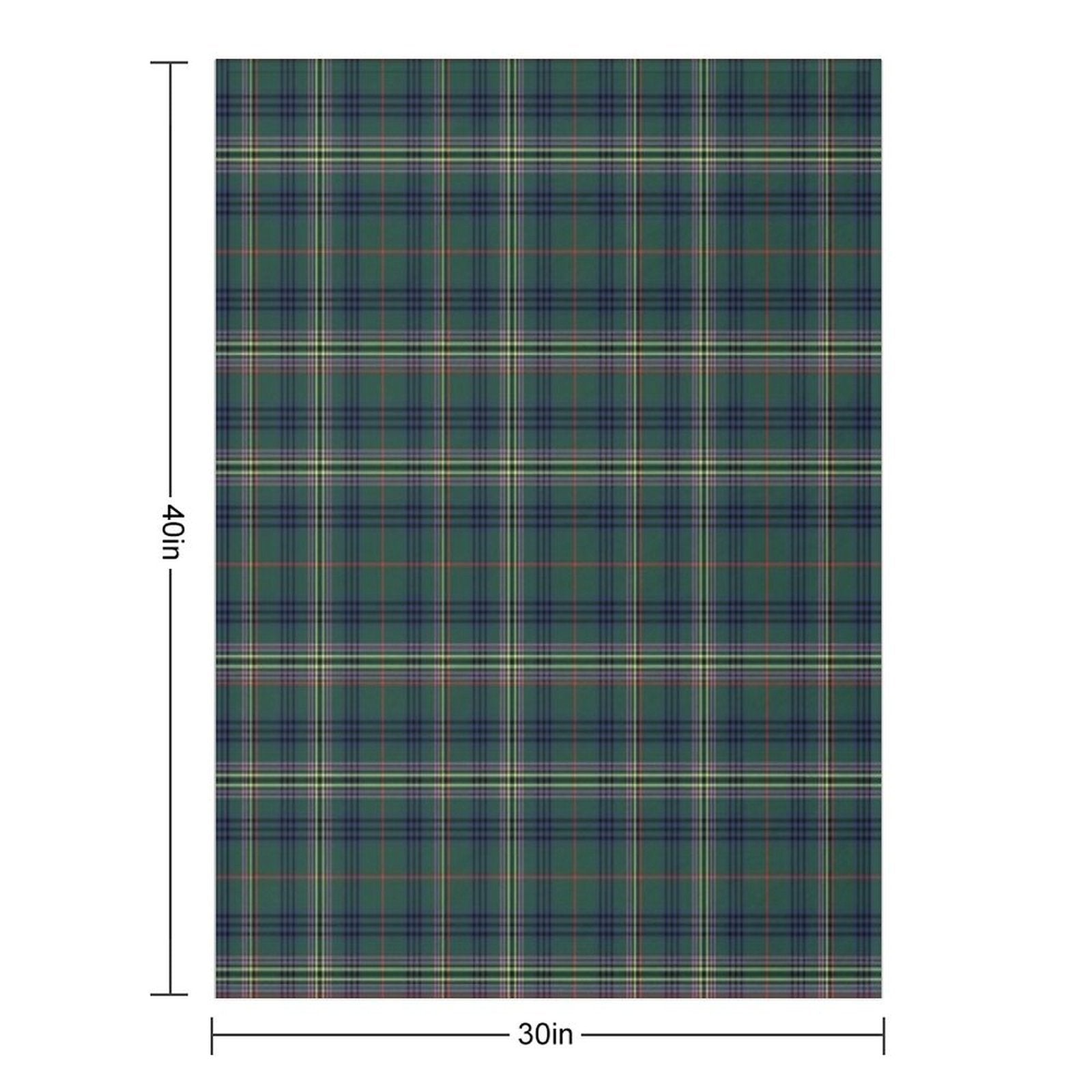 Clan Kennedy Tartan Compact Throw Blanket