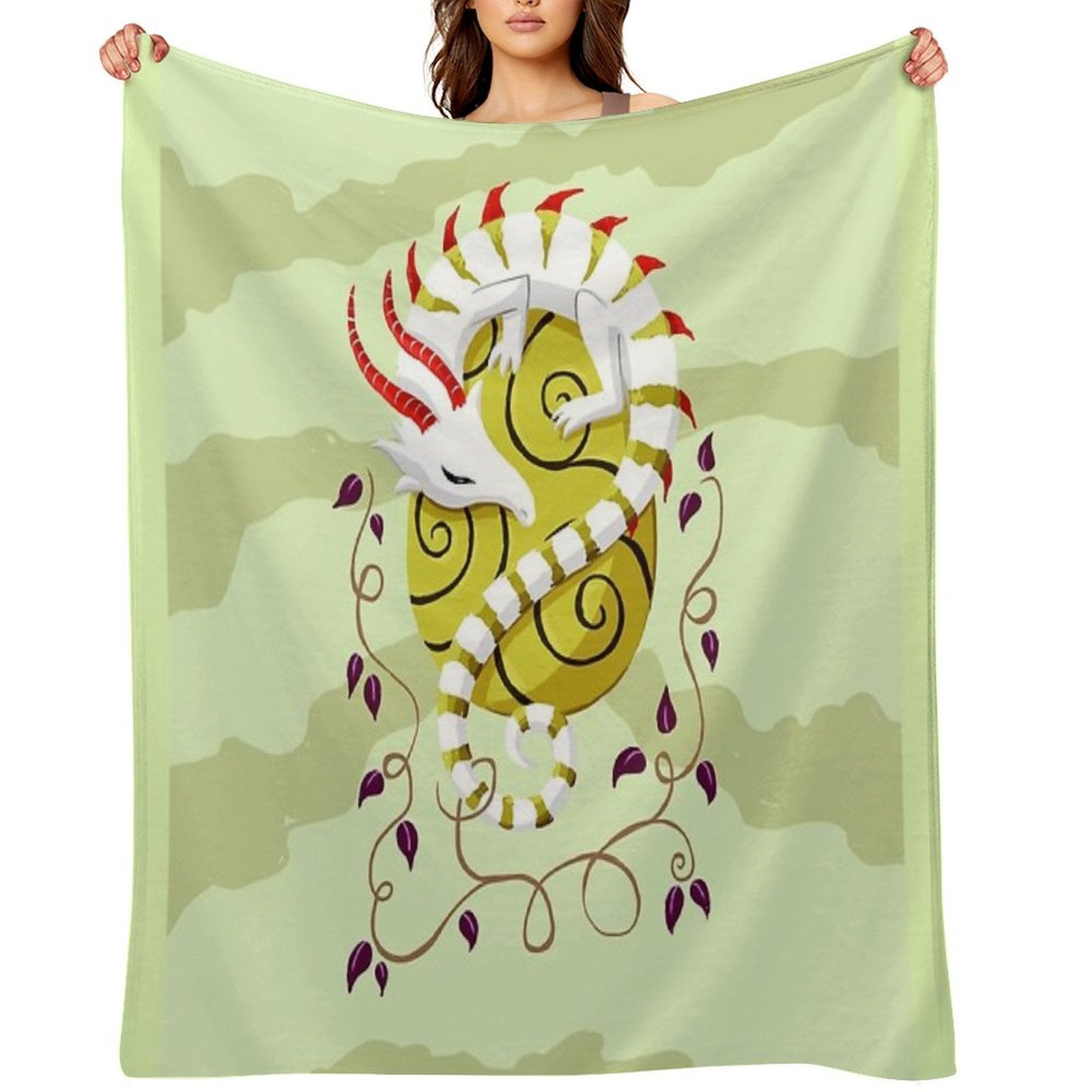 Dragon Egg Comfort Throw Blanket