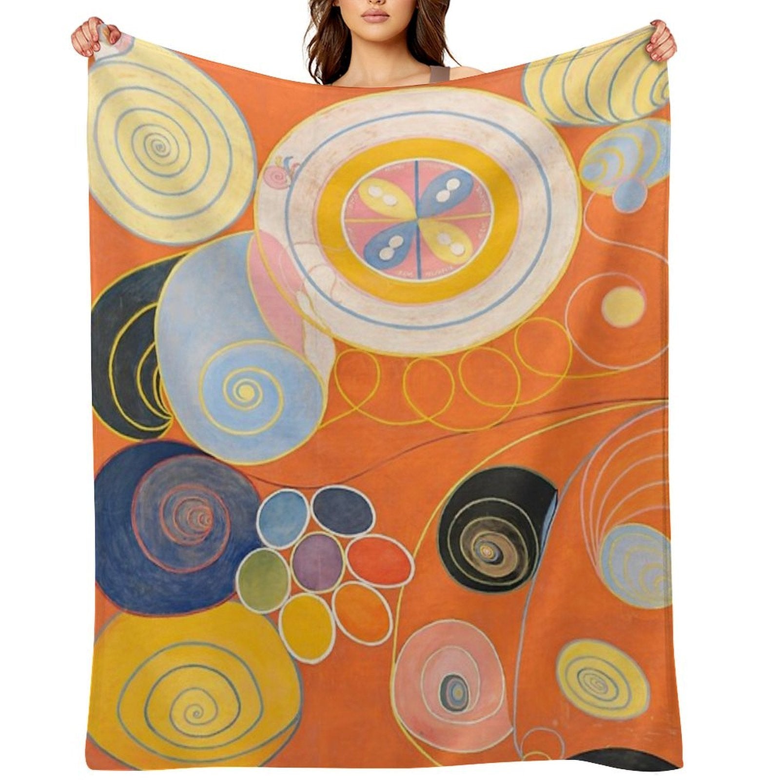 Hilma Af Klint The Ten Largest, No.3, Youth, Group IV Premium Throw Blanket