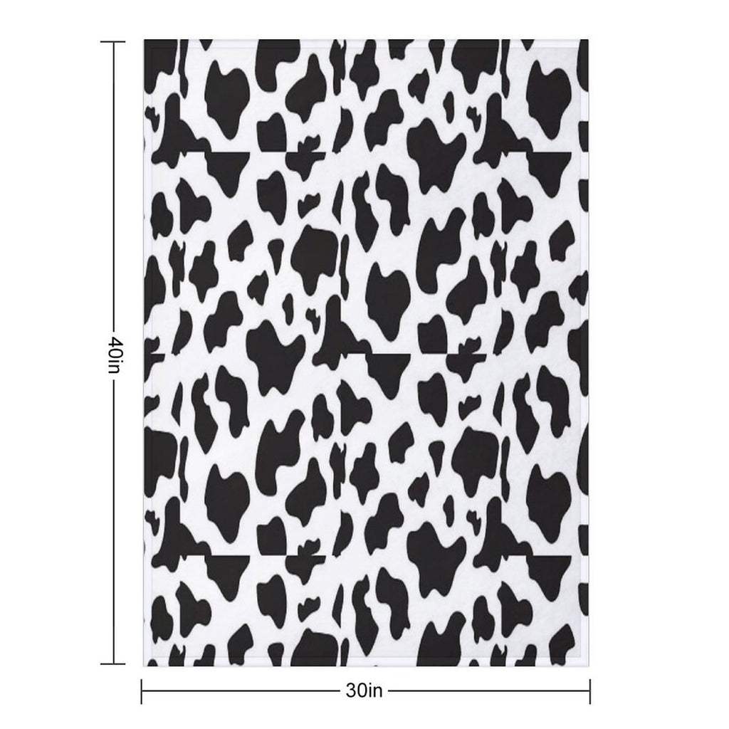 Cow Print Quick-dry Throw Blanket