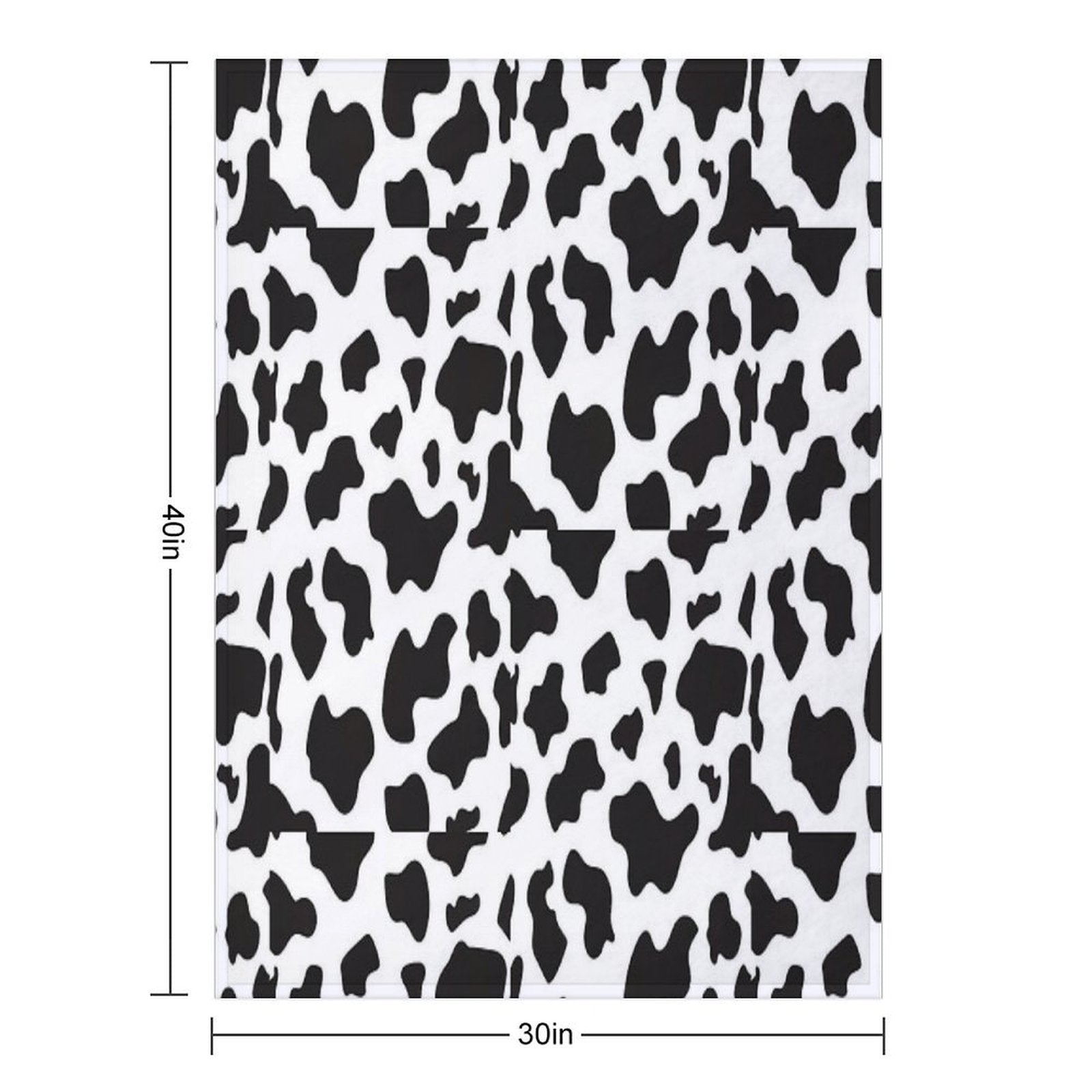 Cow Print Quick-dry Throw Blanket