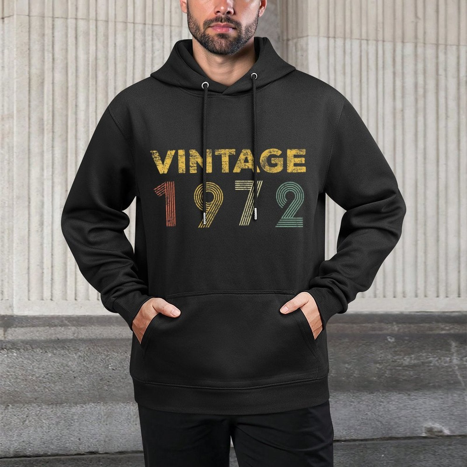 50 Year Old Gifts Vintage 1972 Limited Edition 50th Birthday Shape Retention Hoodie