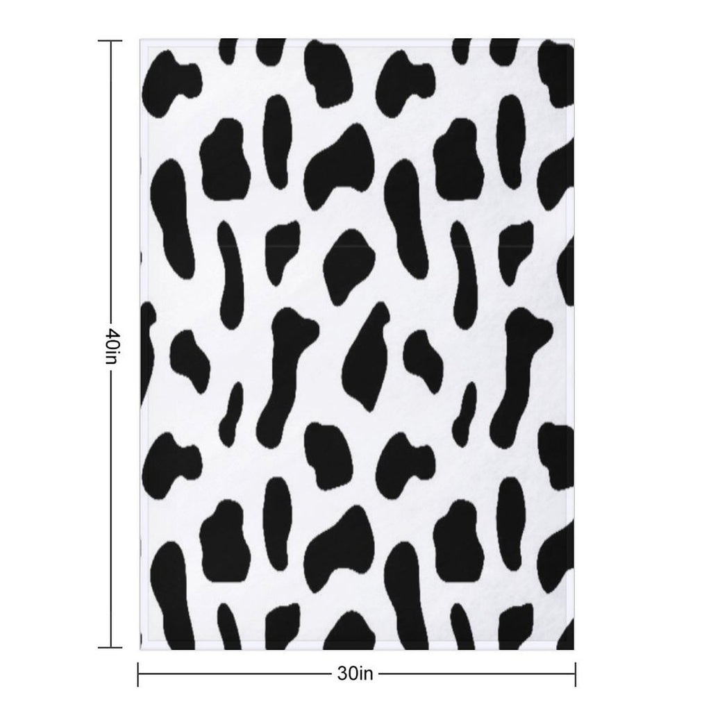 Cow Print Gift-ready Throw Blanket