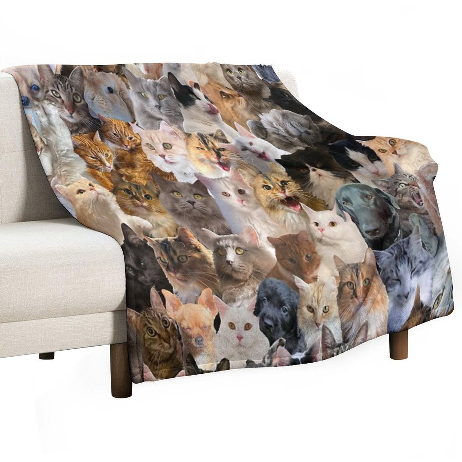 Cuteness Overload Wrinkle-free Throw Blanket