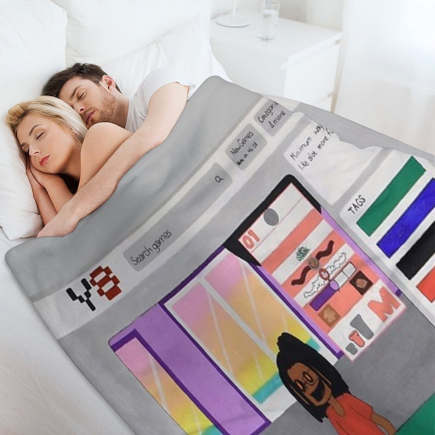 Child Labor Simulator Comfort Throw Blanket
