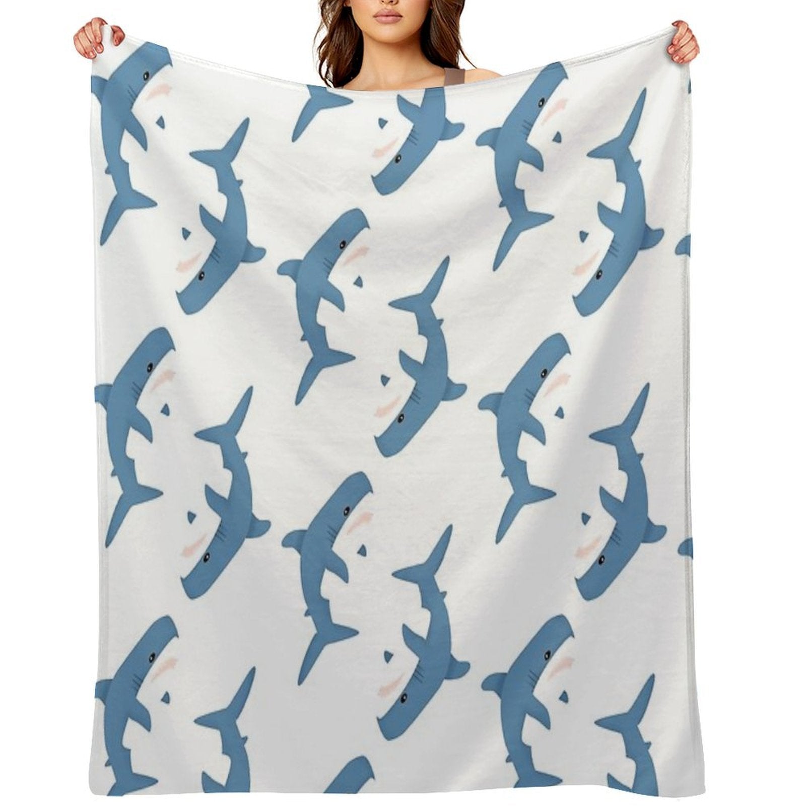 Blahaj Multi-functional Throw Blanket