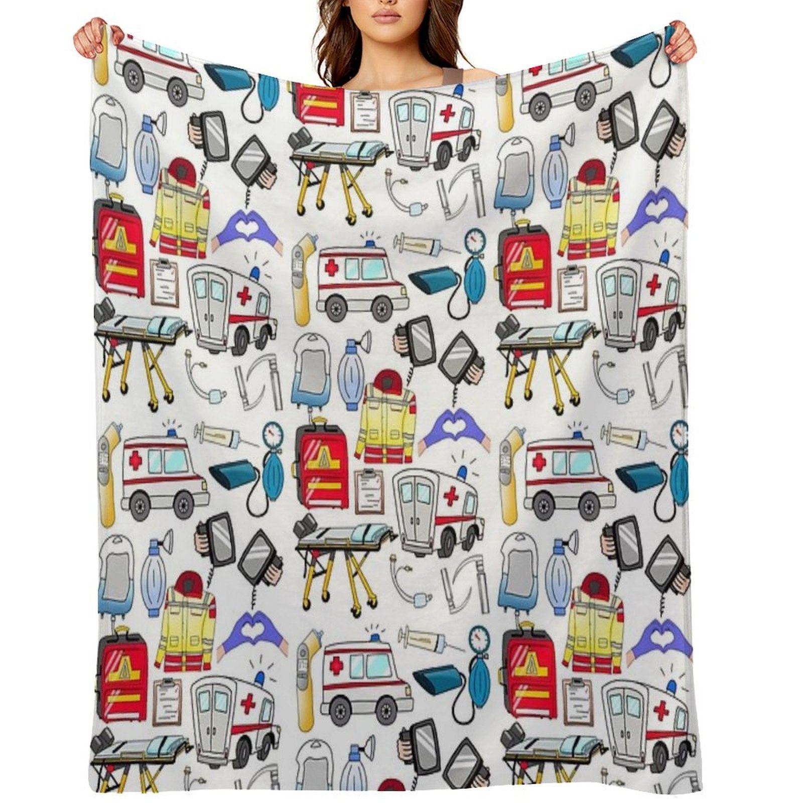 Paramedic Compact Throw Blanket