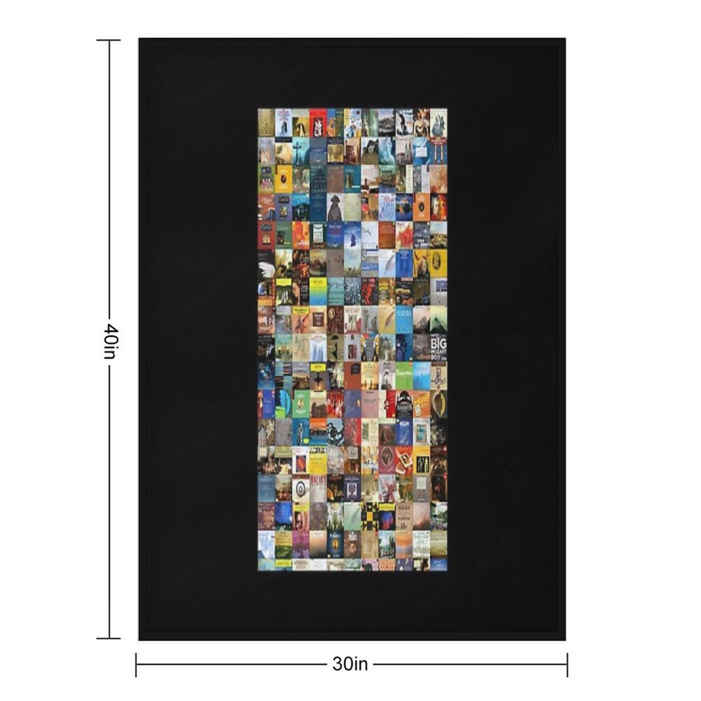 Mozart Album Covers Versatility Throw Blanket