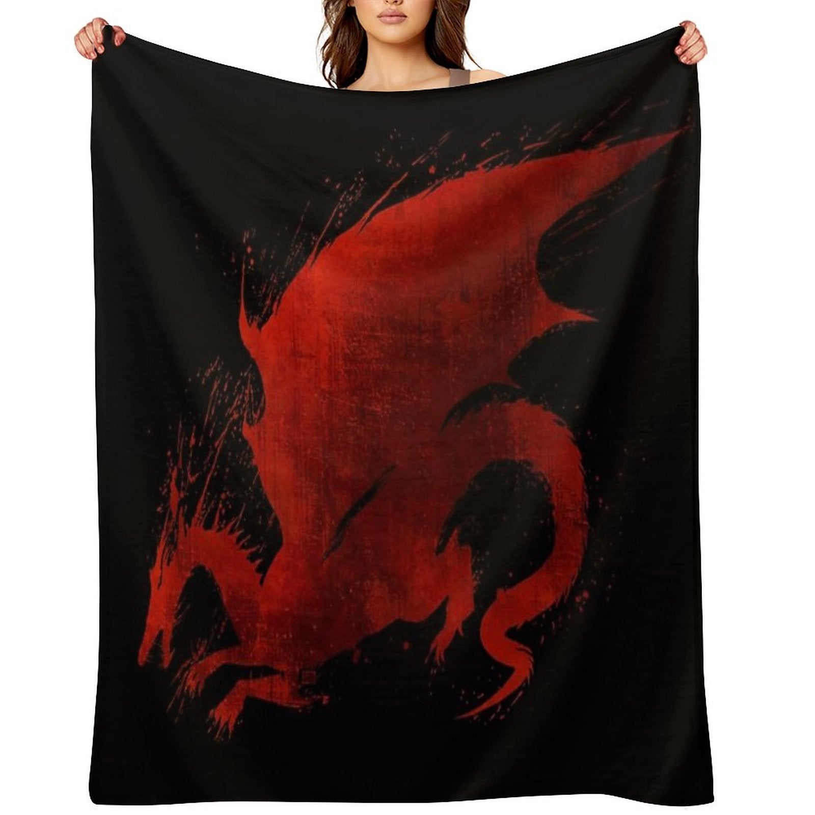 Dragon Age Origins Blood Dragon V2 All-season Throw Blanket