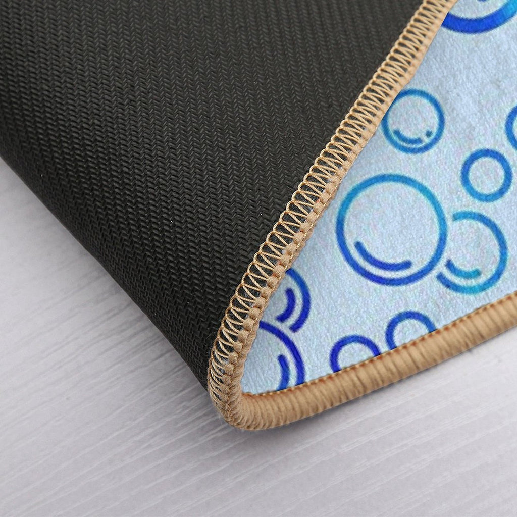 Bubble Blues  Anti-Trip Bath Mat