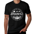 North Pole Brewing Co Christmas Spirits Funny Drink Label  Cotton T-Shirt