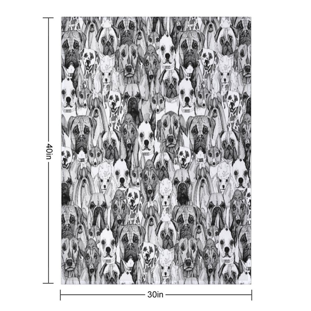 Just Dogs All-season Throw Blanket