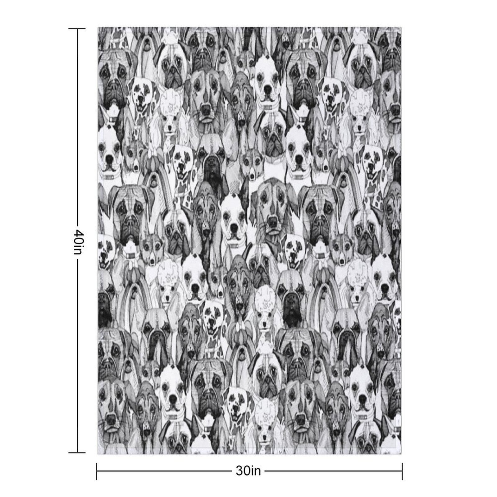 Just Dogs All-season Throw Blanket