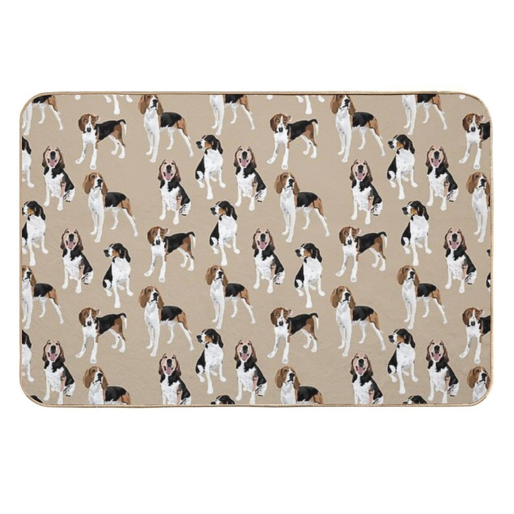Treeing Walker Coonhound on Tan  Pet-Safe Bath Mat