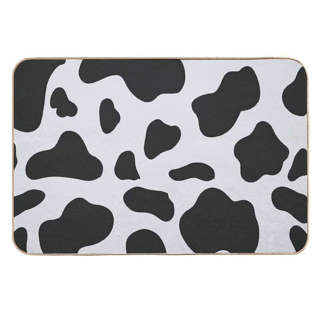 Cow Pattern  Absorbent Bath Mat